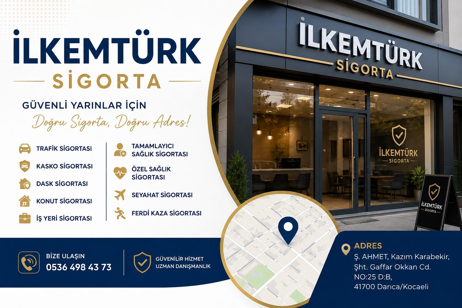 İlkemtürk Sigorta | Adresi